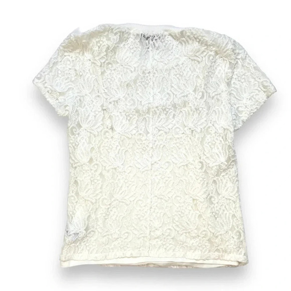 NWOT PAIGE Floral Lace Top 2-in-1 with Attached Camisole - Picture 5 of 5